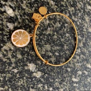 Alex and Ani with lemon charm bracelet